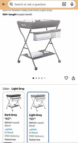 Foldable baby changing table