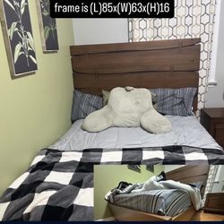 queen Bed Frame , night stands  $100 obo