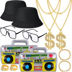 Halloween Rapper Accessories For 2 People