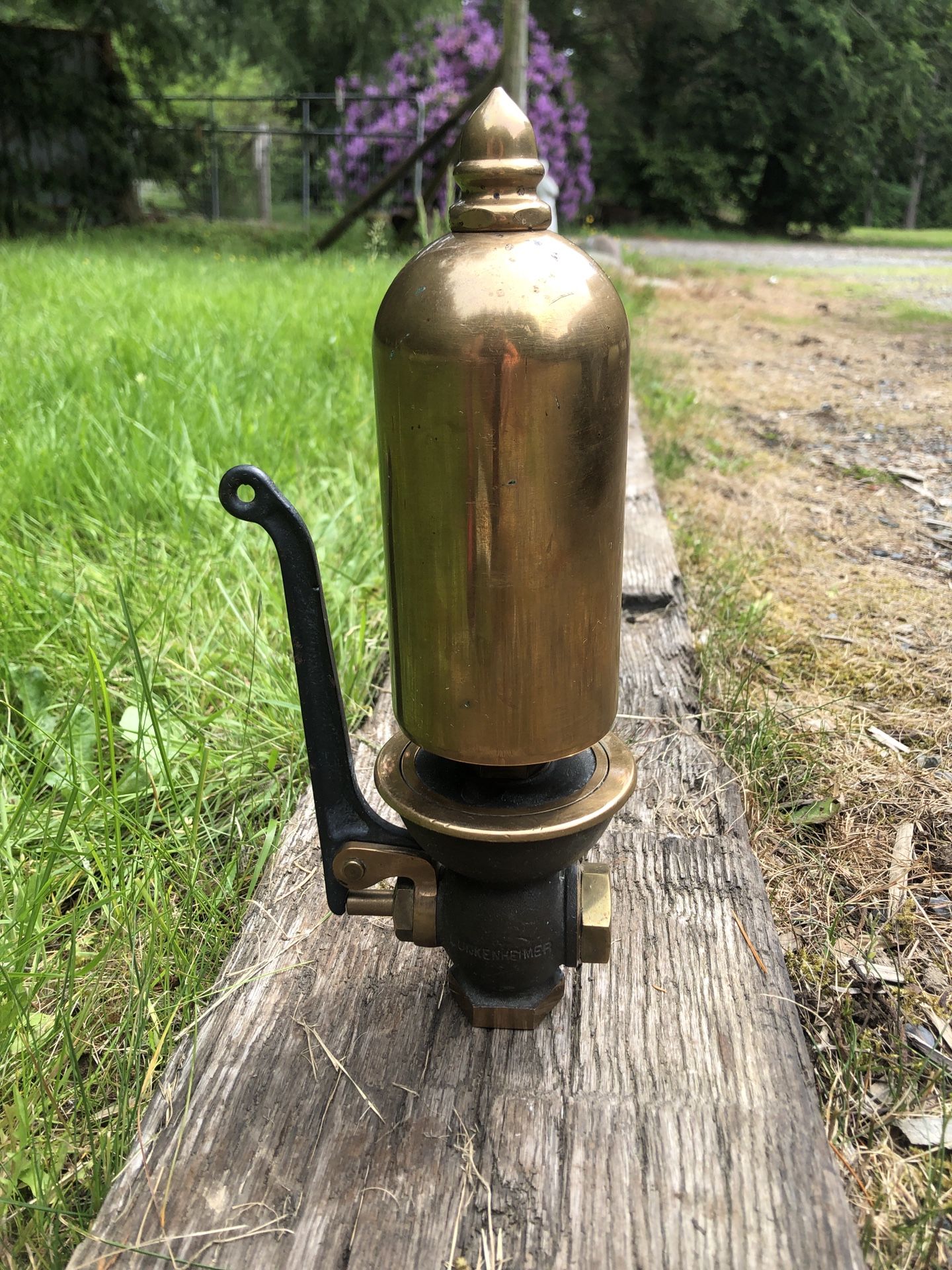 Antique 3” inches LUNKENHEIMER BRASS STEAMPUNK, BOAT