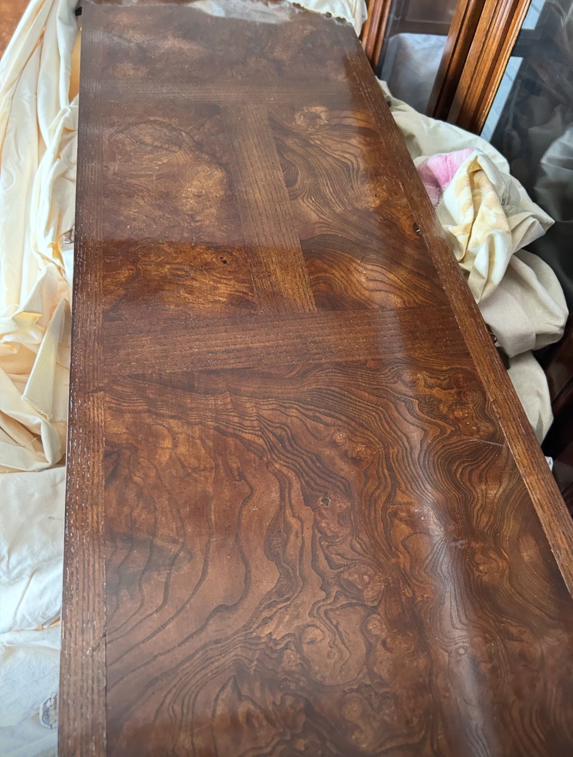 Wooden Dining Room Table 6 Chairs