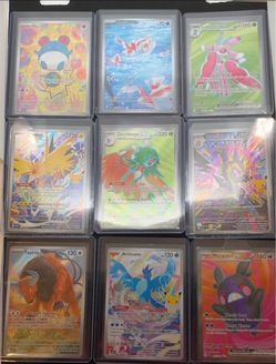 Pokémon TCG – 9 Illustration Rare & Full Art Cards - NM