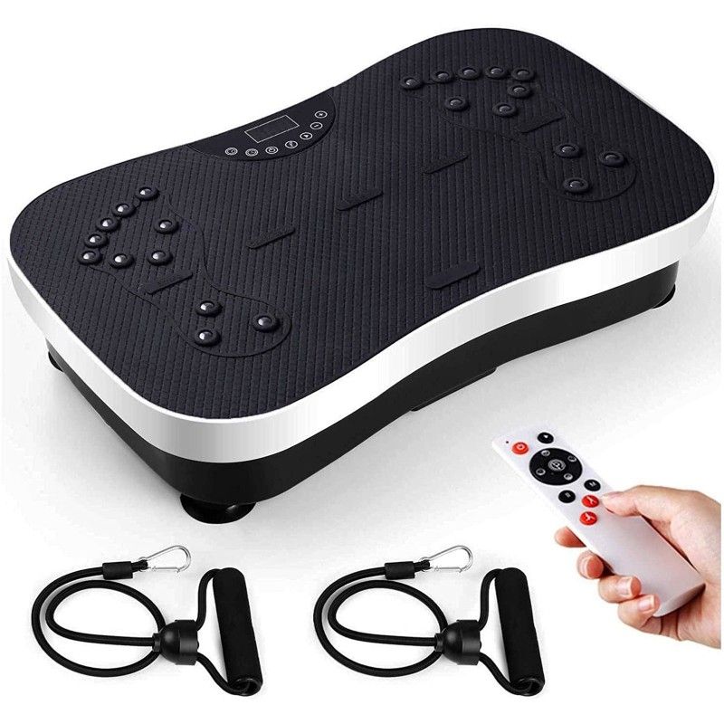 Amzdeal Vibration Plate Exercise Machine - Whole Body Workout Vibrating Fitness Platform,Home Training Equipment for Weight Loss