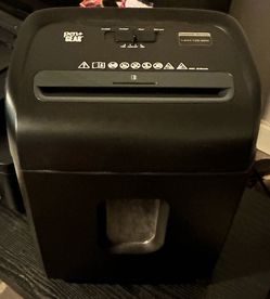 a Pen+Gear 10-Sheet Micro-Cut Paper Shredder