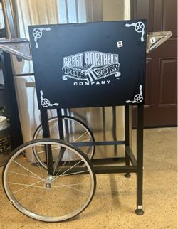 Rolling Popcorn Cart