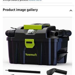 Battery Operated Cordless Shop Vac