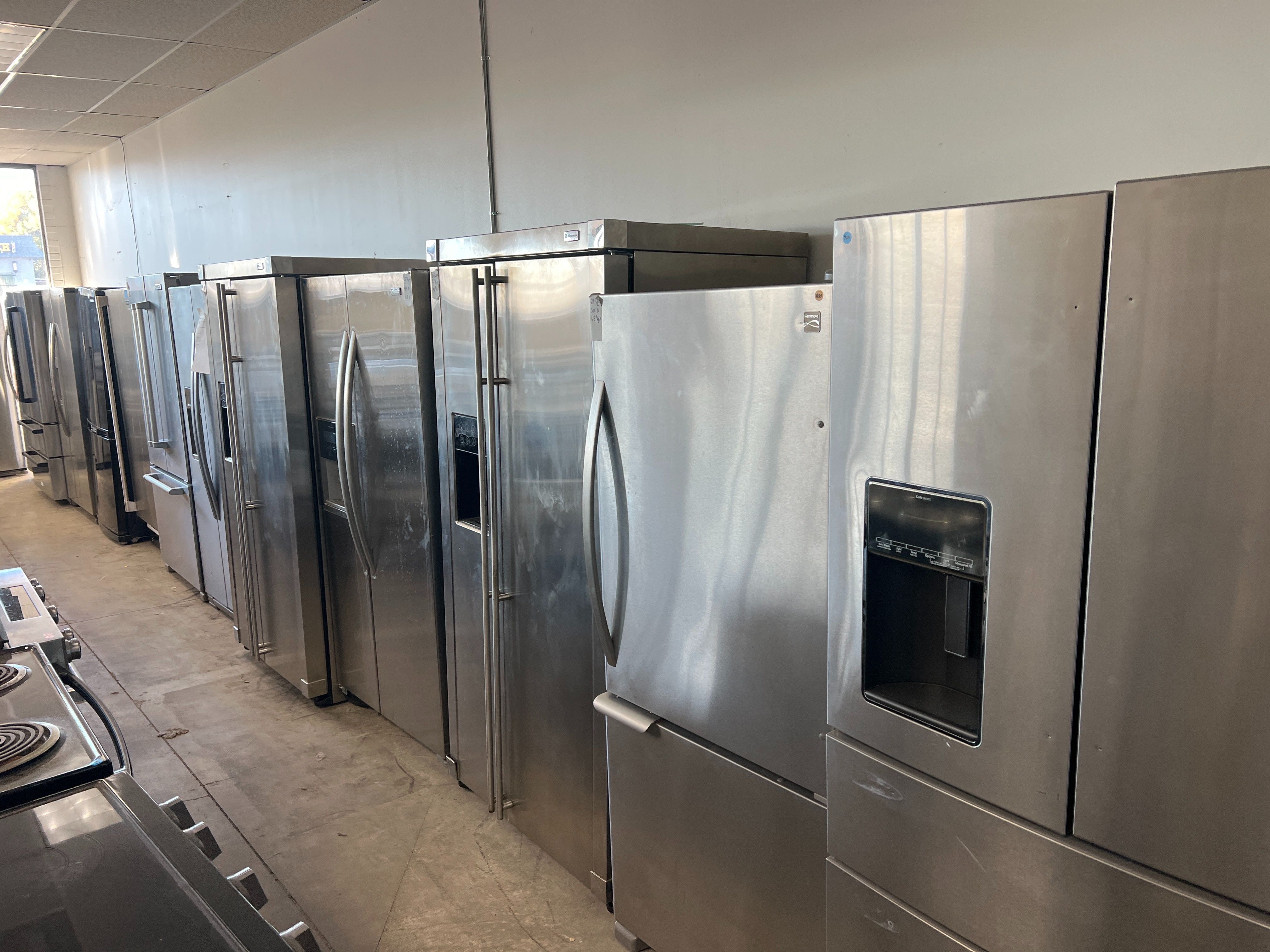 2 LOCATIONS -USED REFRIGERATORS FOR SALE -FREE DELIVERY -120 DAY WARRANTY