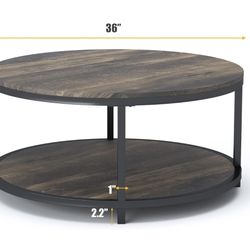 ROUND COFFEE TABLE 