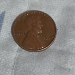 1964 No Mint Mark Error Penny