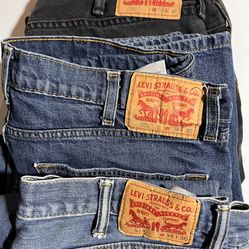 3 Levi’s Jeans 38X30 Like New