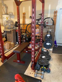 DIY Wooden Workout Setup