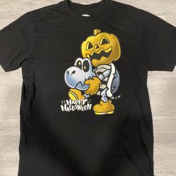 Super Mario Headless Dry Bones Happy Halloween t Shirt ( NY EXCLUSIVE ) SMALL