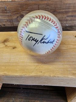 Tony Kubek Signed Baseball