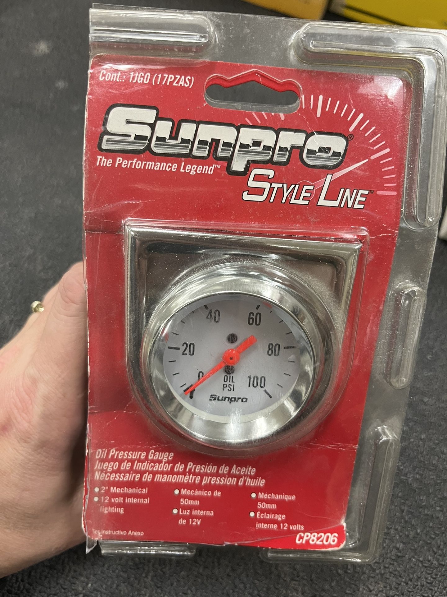 Oil Pressure 2” Gauge SunPro