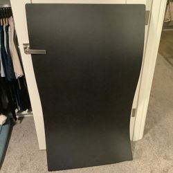 Matte Black Leather Desk Pad 26.5”x49” - Extra Large