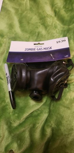 Zombie Gas Mask Silicone Halloween Party Costume Cosplay