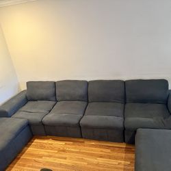 Dark Blue Couch 