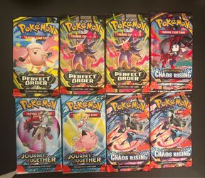 8 Pokemon packs  (Great Condition)