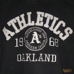 Oakland A’s Black And White Adidas Hoodie 