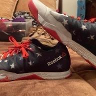 Reebok Crossfit Speed TR Womens Size 9 Red, White, & Blue