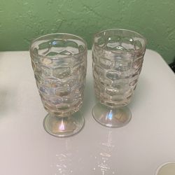 Antique Cesura Glasses Set Of 2