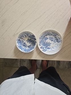 Vintage Wedgewood China Saucer & Bowl - 2 Pieces