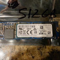 Toshiba 512GB M.2 nvme SSD Gen3