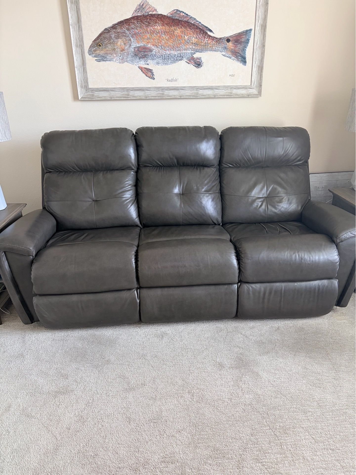 Leather couch