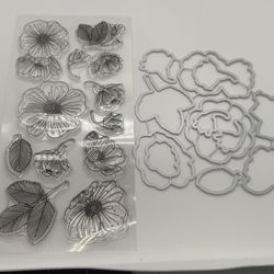 Cosmo Floral Stamp Set