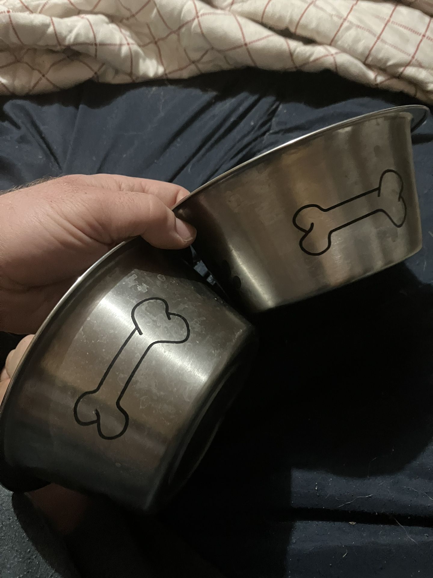 Dog balls metal