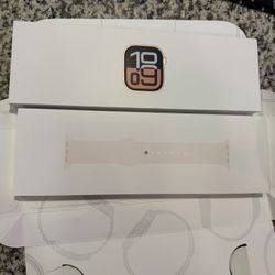 Brand New Apple Watch series 10 gps + cellular 42mm Rose Gold S/M band - open box - never used