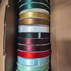 7/8 inches Satin Ribbon On Sale 100 Yards Per Roll