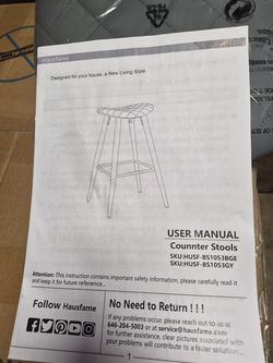 2 gray stools