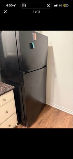 Midea Black Fridge