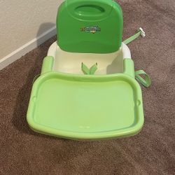 toddler booster seat with a tray 