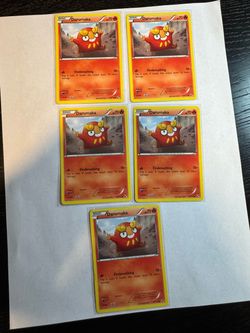 Darumaka Pokémon Card 23/114 x5