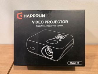 Happrun Video Projector Model H1 - Brand New in Box