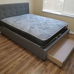 Brand New Queen Bed W/ Orthopedic Bamboo Matt $449