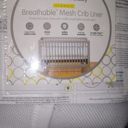 Breathable Baby Crib Liner. NEVER USED!!