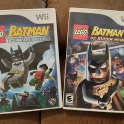 Lego Batman 2 DC Super Heroes & Bonus Lego Batman The Videogame For Wii