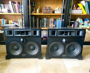 (2) Rare! 1980’s Kenwood Dual 12” 🔈 Audiophile Speakers