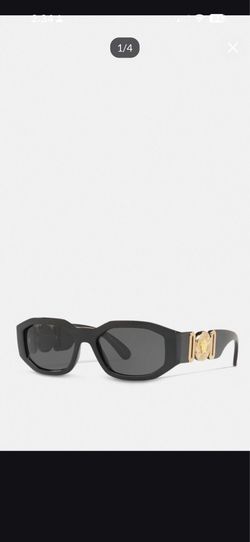 Versace Sunglasses in black and gold-Medusa logo