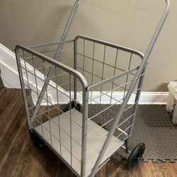 Foldable Grocery Cart with Wheels