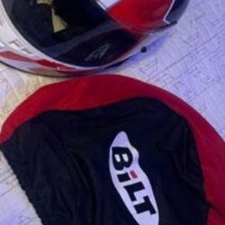 Bilt Motorcycle Helmet Size Med/Cash Only 