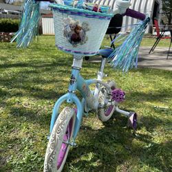 Fozen Kids Bike With Training Wheels