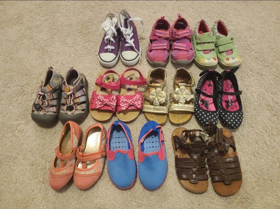 Little Girls 9-9.5 Shoes Lot