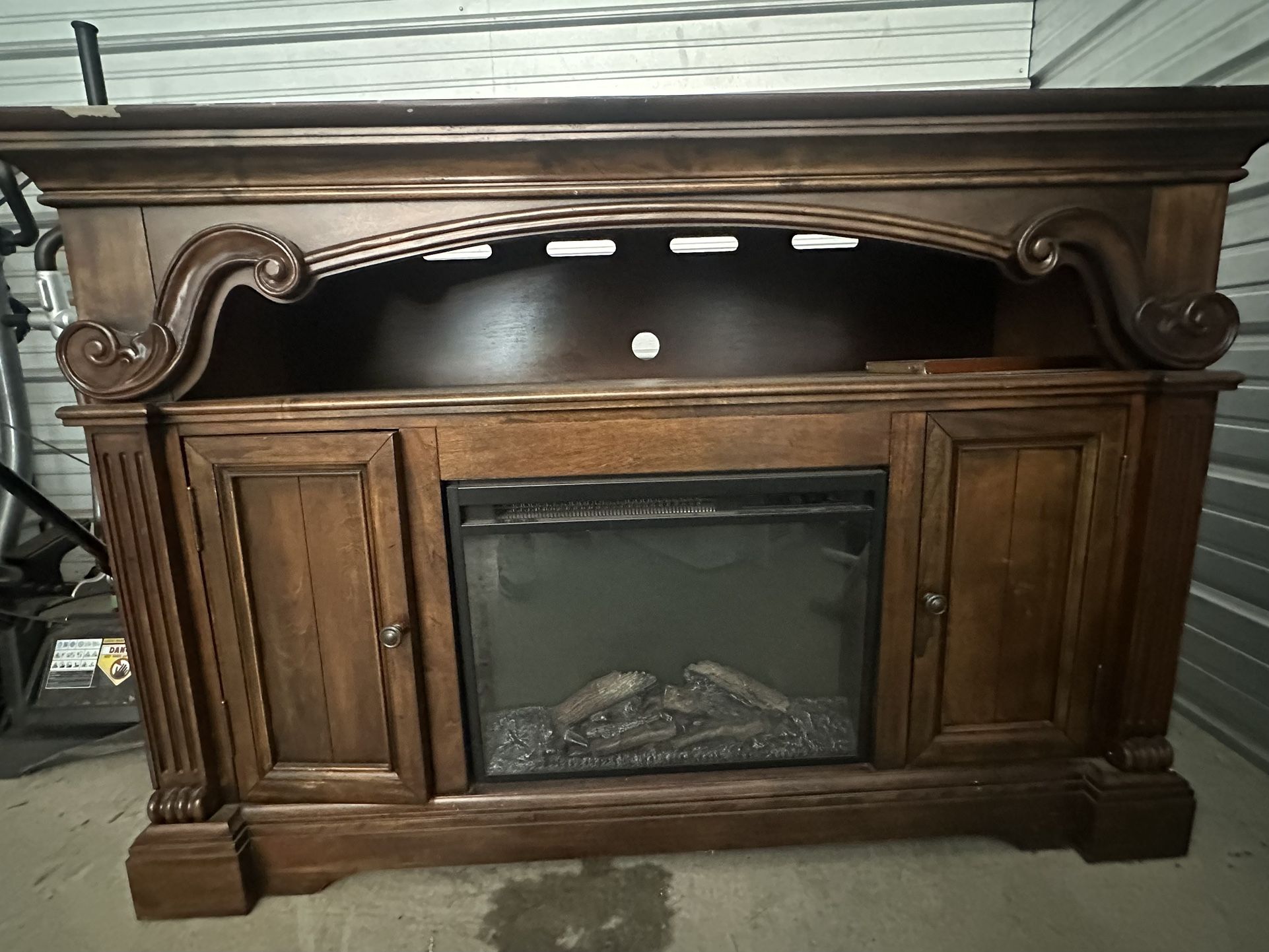 Fireplace TV Stand