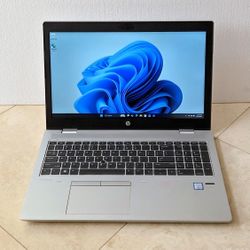 HP Probook 650 G4 Laptop w/Docking Station,15" FHD 1080P,256GB SSD,USB-C,HDMI, Win 11pro-Great Condition -Fast 