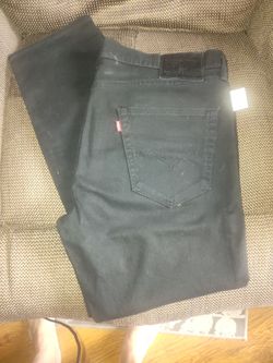 Mens Black Levis