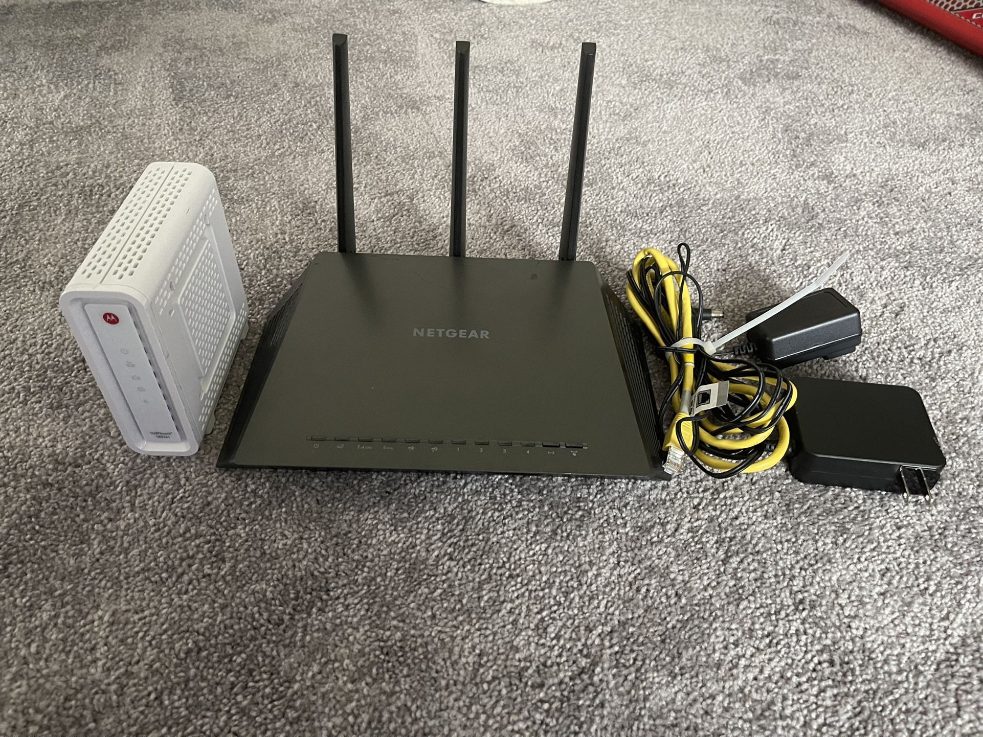 Net Gear Modem and router